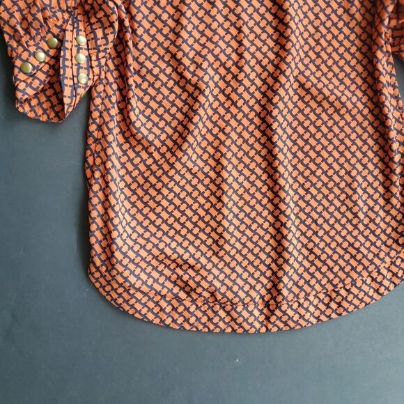 41 Hawthorne Orange blouse - Picture 8 of 8